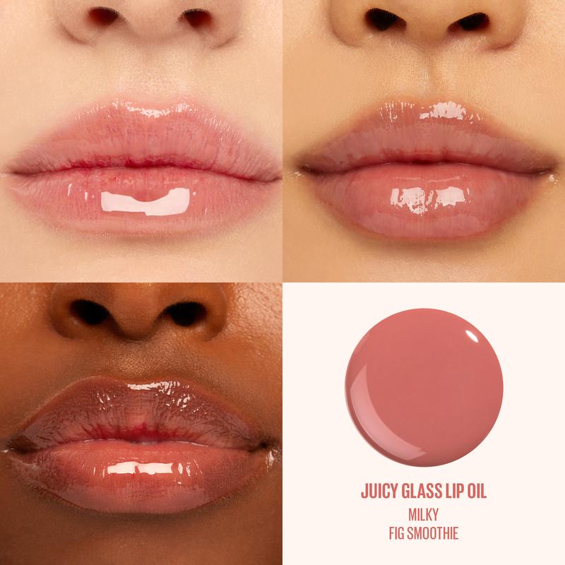 KAJA - Juicy Glass Lip Oil Duo - Instant Hydrating, Plumping & Shine Apple Applicator