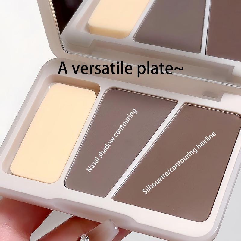 Contour & Highlighter Palette, 2 Counts Long Lasting Highlighter Palette, Facial Contouring & Detailing Makeup Palette, Makeup Products