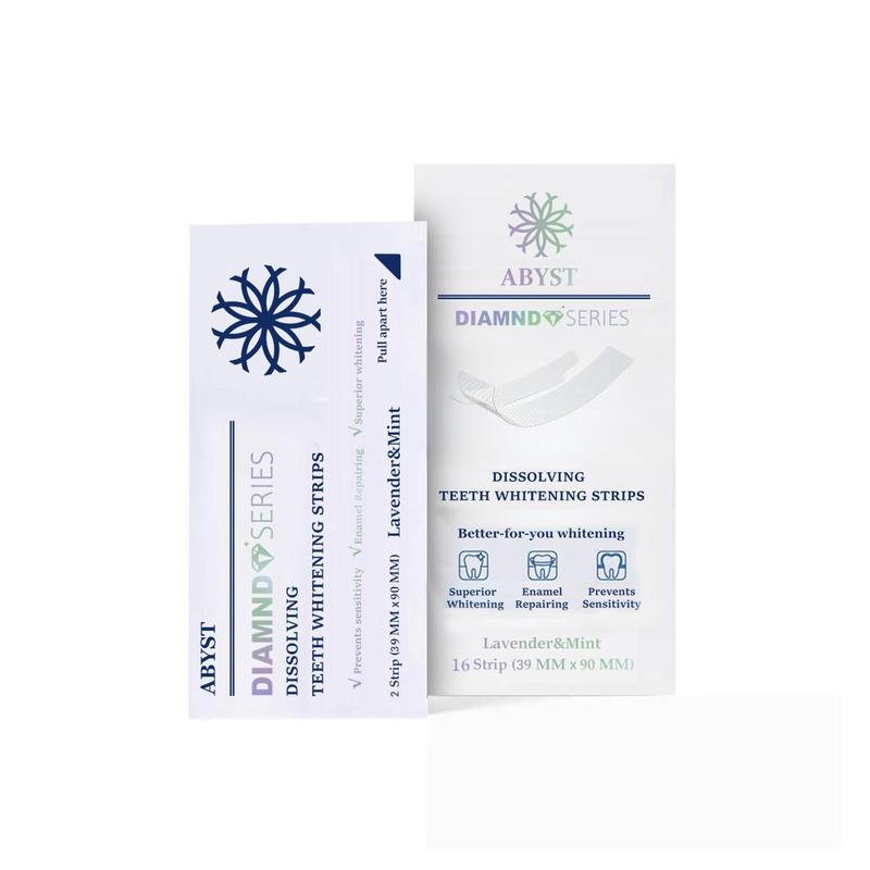 Diamond Dissolving Teeth Whitening Strips For Oral Repair 16 treatment Oral Teeth Brightening Strips in tiktok shop,Stain concealer,Instant Brightening Booster,Oral Daily Care,Overnight use,Gentle Enamel Safe Dental Hygiene,nano hydroxyapatite whitening