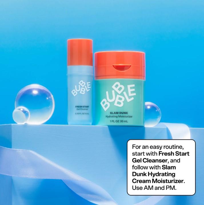 Bubble Skincare Polar Pair Holiday Gift Set with Fresh Start 10ml and Slam Dunk 10ml for All Skin Types - Comfort, Skin Repair