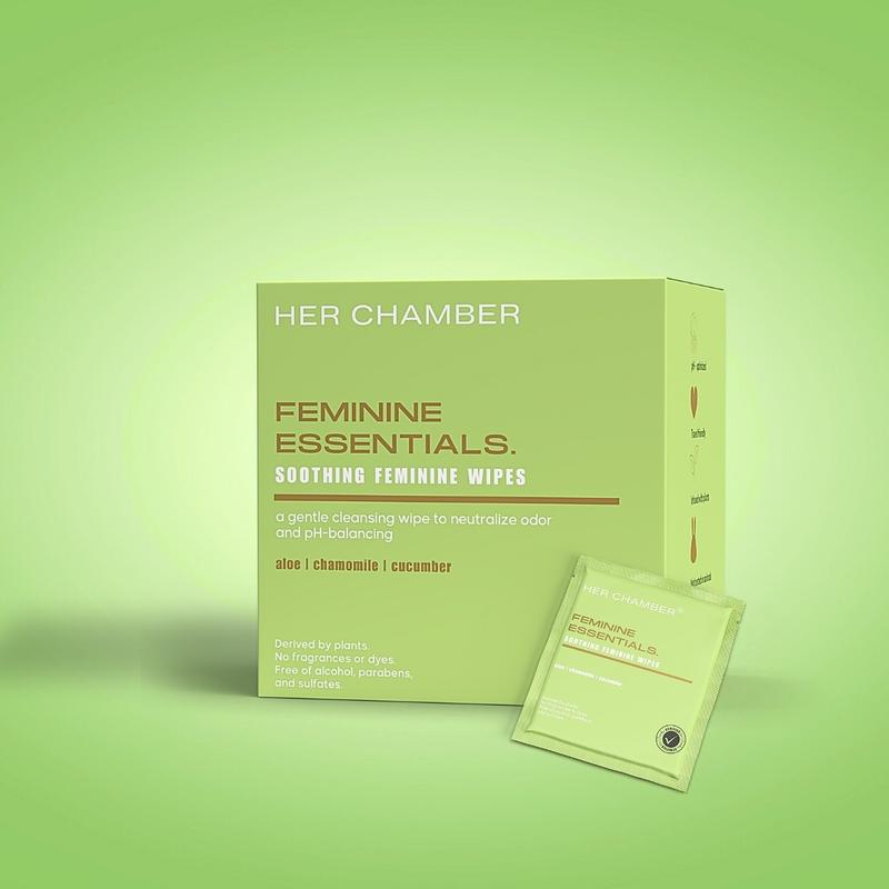 Her Chamber Plant-based Feminine Hygiene Wipes - Soothing and Comfort