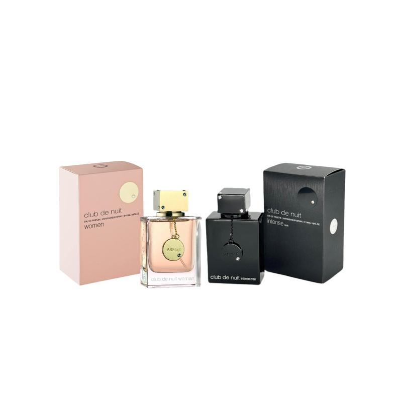 Armaf Couple Combo Set Club De Nuit Intense Men & CDN Women Eau De Parfum Spray 3.6 Oz