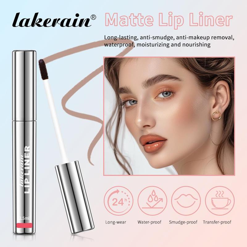 Peel-Off Lip Liner Tattoo, Long Lasting Waterproof Peel Off Lip Stain, Matte Vintage Contour LipStick, Makeup & Cosmetic, natural lip liner