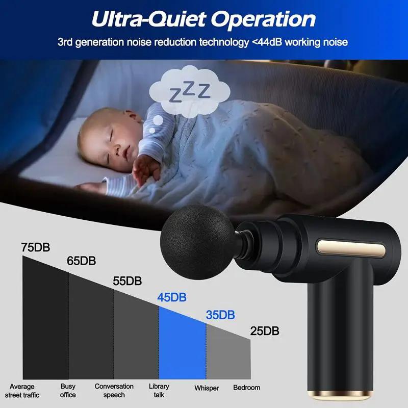 Quiet Massage Gun, Relieve Stress, Compact Design for On-the-Go Muscle Relaxation