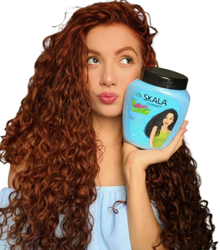 Skala Expert Blue Mais Cachos 35.2 oz (1000g) – Viral Brazilian Hair Cream for Curly Hair Haircare