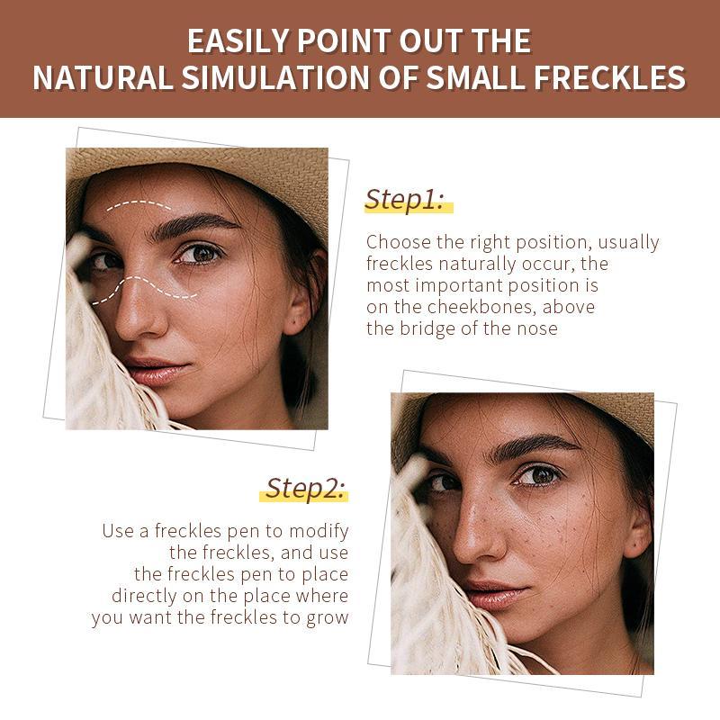 Waterproof Freckle Makeup Pen, Natural Look Freckle Makeup Pen, Long Lasting Freckle Makeup Pen, Makeup Tool