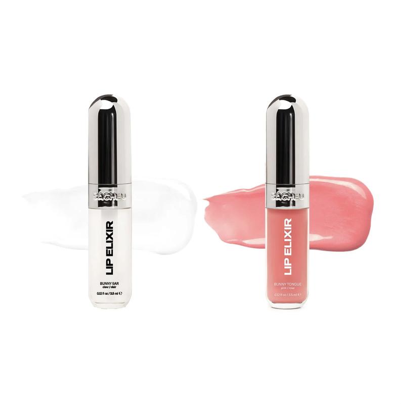 Lip Elixir - Nourishing Lip Glaze - Long-lasting Shine & Hydration Gloss Lipgloss Lipstick Makeup Applicator Bunny