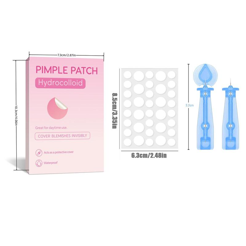 Hydrocolloid Acne Patches, 360pcs box Invisible Facial Blemish Patches, Gentle & Non-irritating Acne Patches for Acne, Pimple, Blackhead