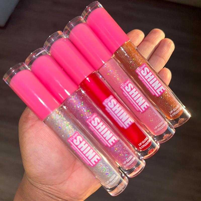 GLITTERY HOLO LIPGLOSS Hydrating Glossy Moisturizing Shiny Lip Oil Gloss Peach Scent Glitter Gloss Smooth Makeup