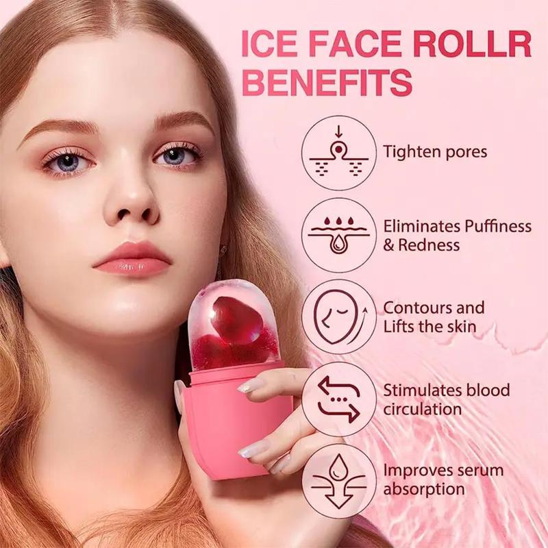 Ice Roller for Face & Eye, Face Ice Cube Mold, Ice Face Roller for Skin Care, Face Massage Ice Mold