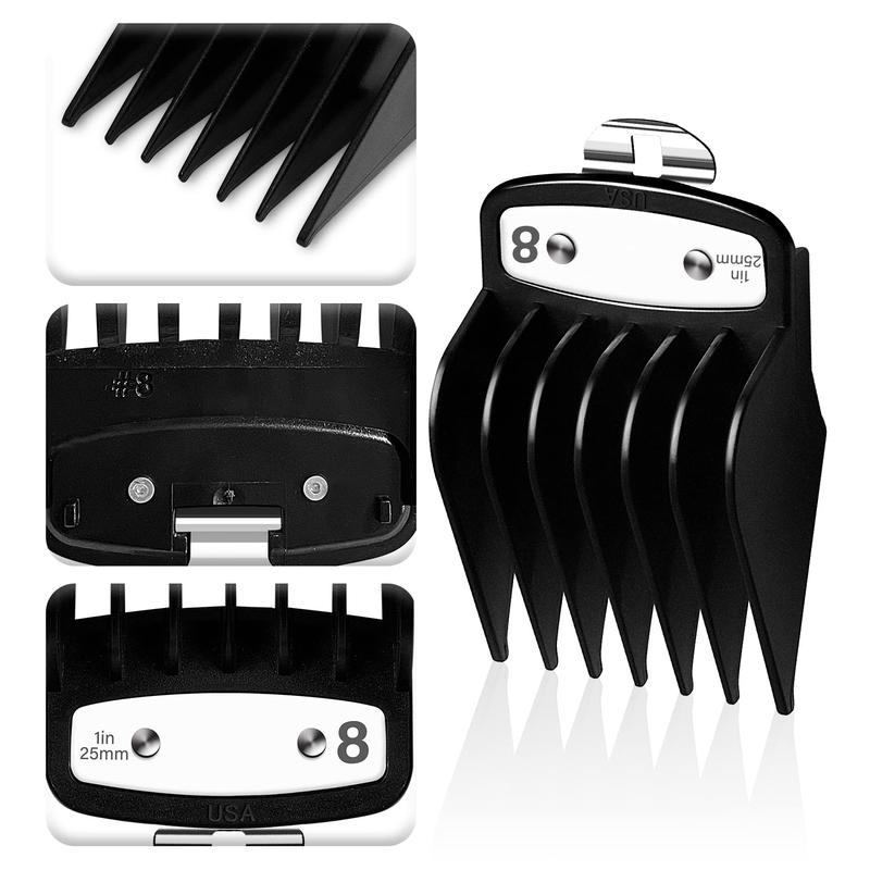 Professional Hair Clipper Guards Guides 10 Pcs Coded Cutting Guides #3170-400- 1 16