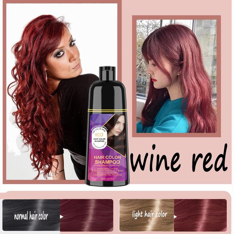 ECO Finest Semi-Permanent Hair Dye - Non-Toxic Pure Botanical Burgundy Hair Dye - Burgundy (1-3 pc) Haircare Haircare color shampoo