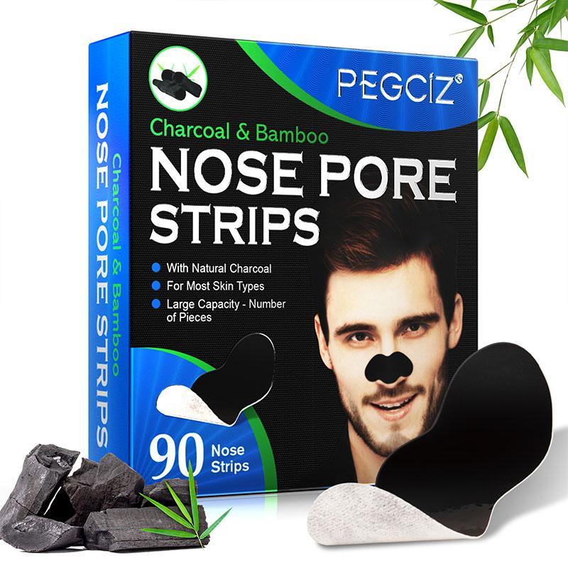 Men's Nose Pore Cleaning Patches, 2 Boxes Nose Pore Strips, Deep Cleansing Nose Strips, Gentle Skin Care Products for Men