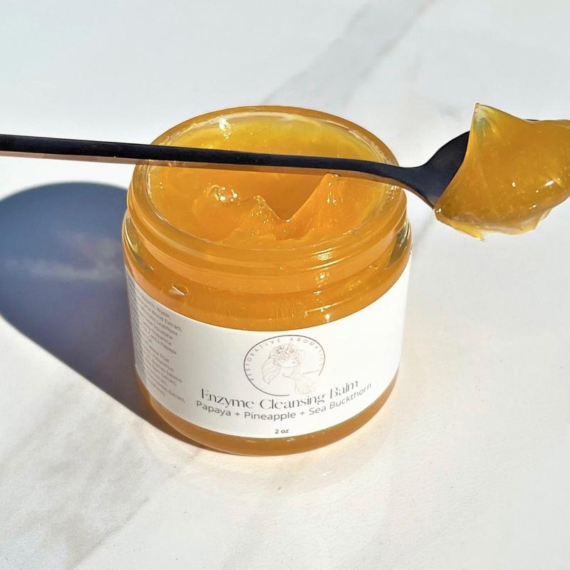 Enzyme Oil Cleansing Balm - Gel to Milk Face Cleanser | Moisturizing | Blemish Free Skin - Natural Gentle Exfoliation