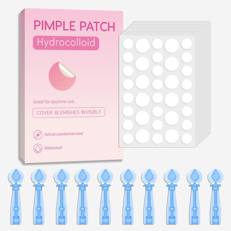 Hydrocolloid Acne Patches, 360pcs box Invisible Facial Blemish Patches, Gentle & Non-irritating Acne Patches for Acne, Pimple, Blackhead