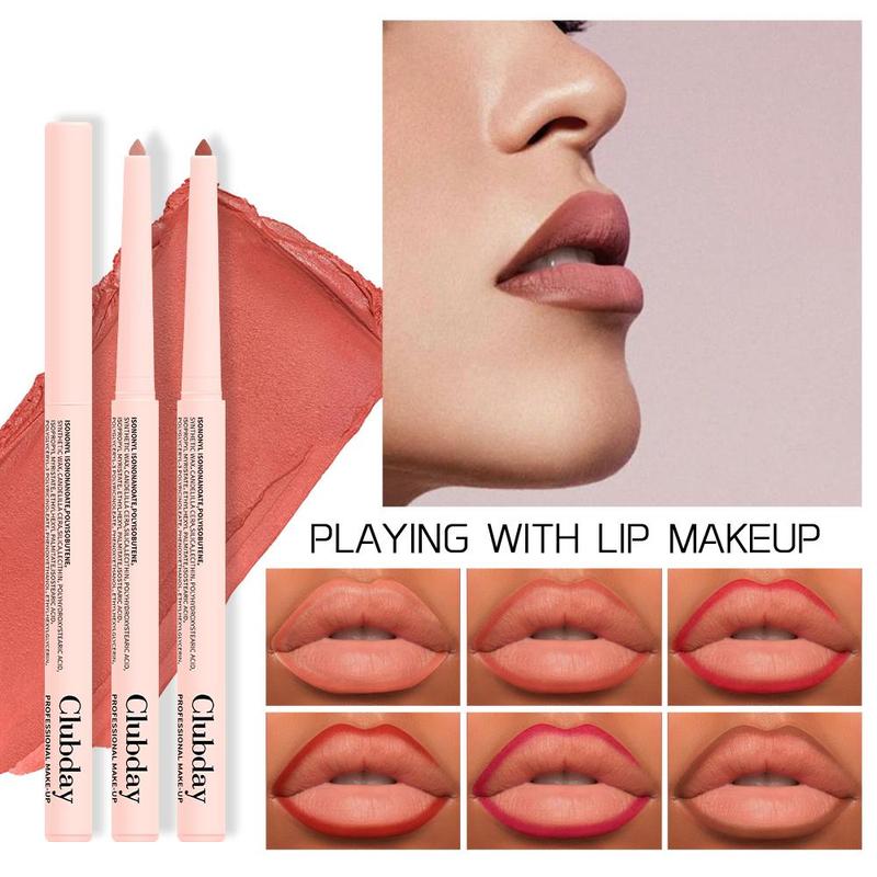 Long Lasting Lip Liner, Waterproof Lip Liner Pencil, Easy Coloring Lip Sticks, Moisturizing Lip Liner, Suitable for All Skin Types Lip Liner, Girls and Women Makeup Accessories