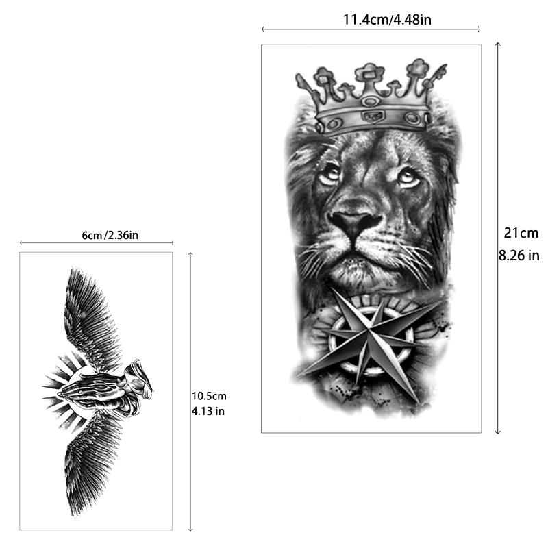 Realistic Fake Tattoos Sticker, 36pcsLong Lasting Body Art TemporaryTattoo Sticker, Fake Tattoo PasteBody Art Tattoo Sticker, Fake Tattoosfor Men Women