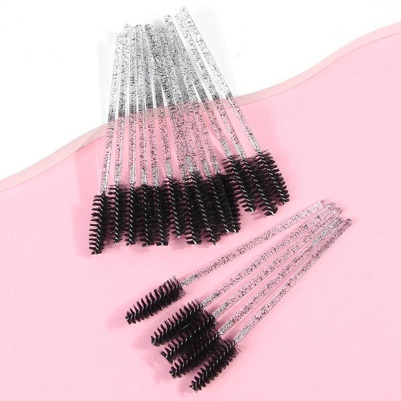 MAANGE Travel Disposable Eyelash Brushes, 20pcs Portable Eyelash Spoolie Brushes, Makeup Tools for Women Girls Outdoor Travel, Christmas Mascara Sticks Lash Brushes, Cosmetic Gift