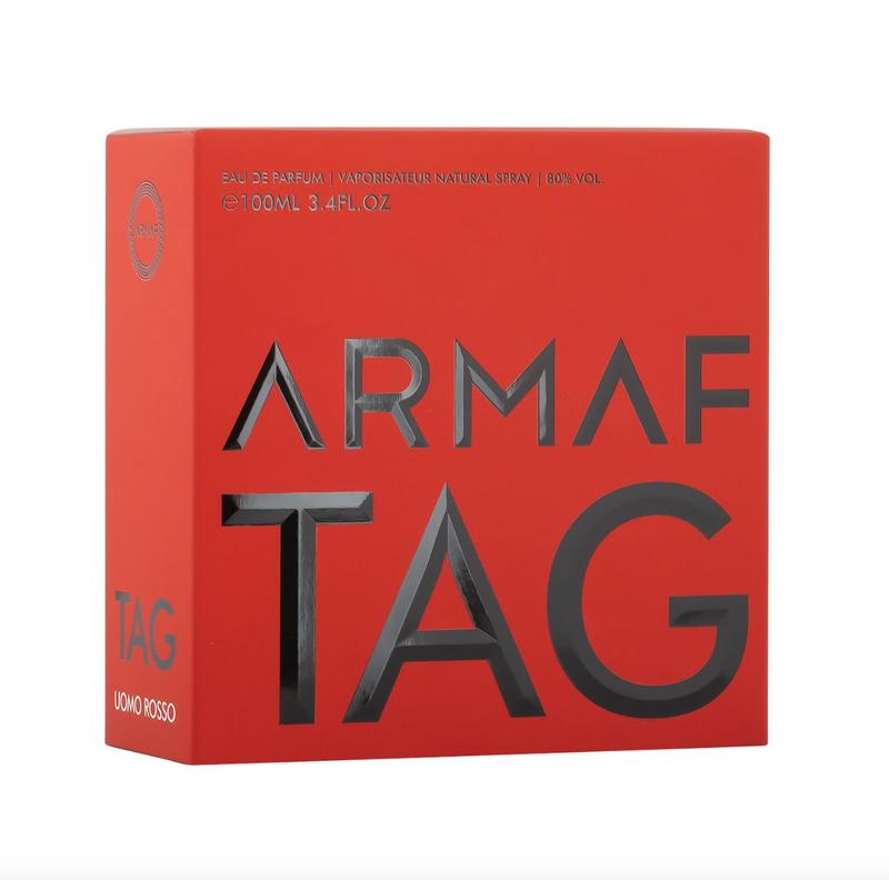 Armaf Tag Uomo Rosso Eau De Parfum For Men 3.4 Oz (100ml)