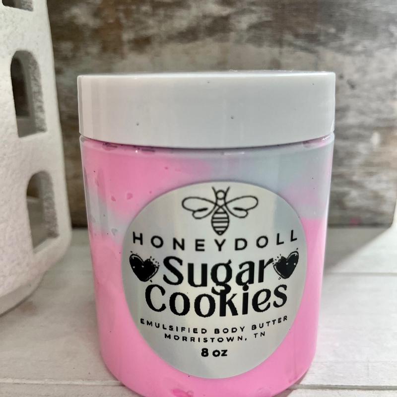 Sugar Cookies Emulsified Body Butter - Moisturizing and Scented - Body Care