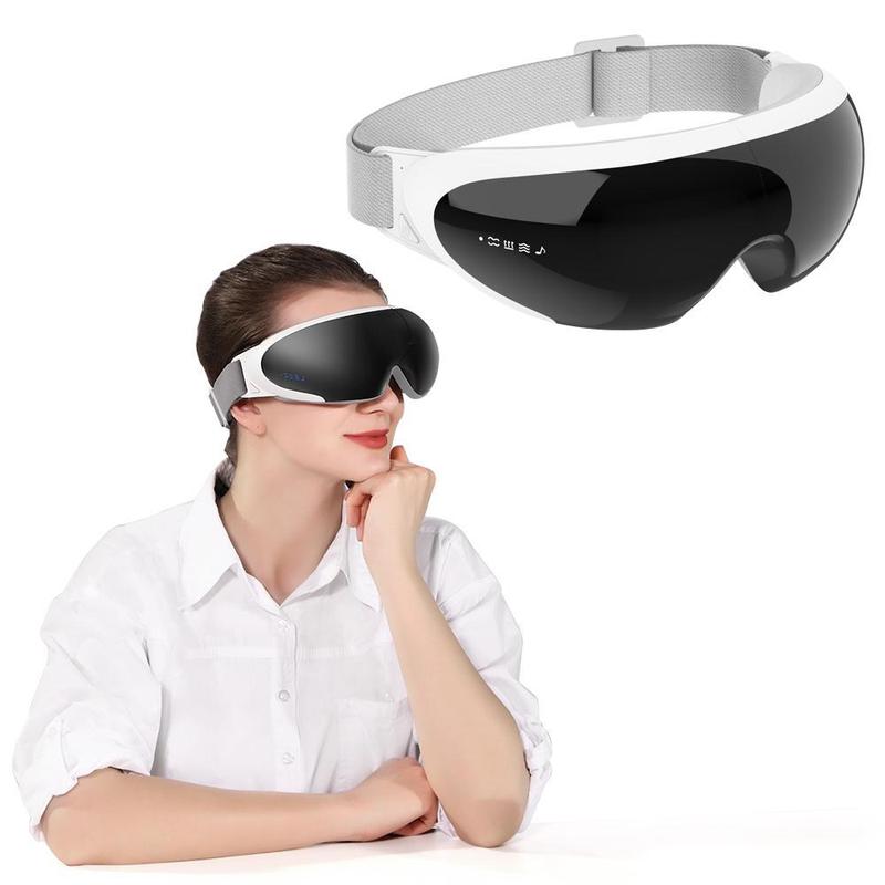 Black Friday Deal Eye Massager Visualization Heated Eye Mask Relaxing Facial Massager, Eye Conditioner for Migraine Relief Vibrating Massager for Relaxing Eyes Great Gift!