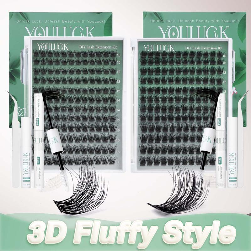 YOULUCK 3D Eyelash Clusters - Advanced Bond and Remover