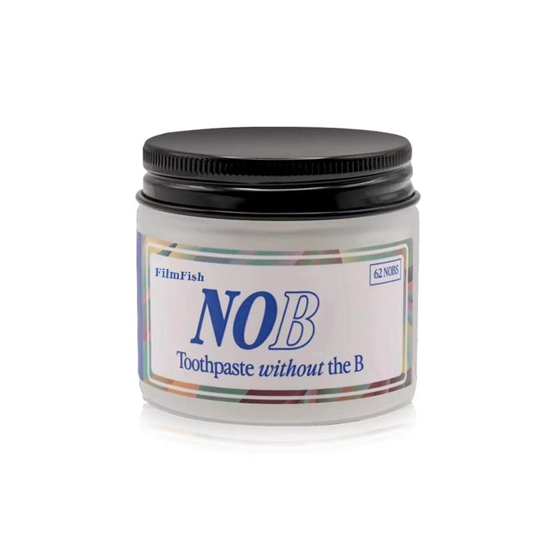 NOBS Toothpaste Tablets - Remineralize with NHA - Flouride & Plastic Free - Eco & Travel Friendly - Oral Whitening