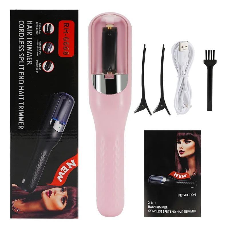 Hair Split Ends Trimmer Charging Professional Hair Cutter Smooth End Cutting Clipper Beauty Set Bag Product Fashion collocation ManMan Woman Family