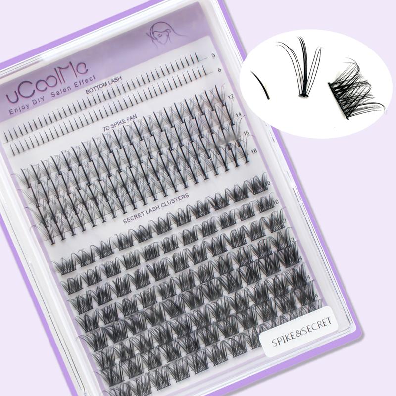 uCoolMe DIY Lash | Bottom Lash | 7D Spike | Lash Cluster Lashes Eyelashes Makeup Cosmetic Lash Extensions Eyelashes Extensions winter gift