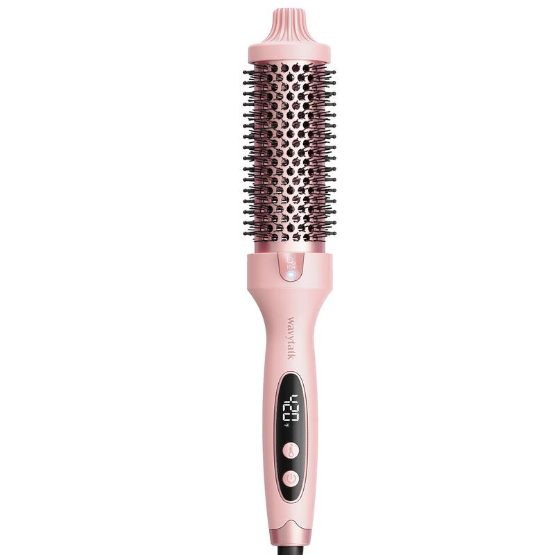 Wavytalk Negative Ion Single Thermal brush 1.5 Inch and Professional Ionic Hair Dryer with Diffuser