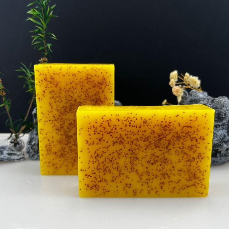 Lemon Turmeric & Kojic Acid Soap Bar, Face & Body Wash,  Daily Skin Cleanser Sets , Moisturizing Gentle Kojic Acid Soap Bar Set with Soap Saver Bags