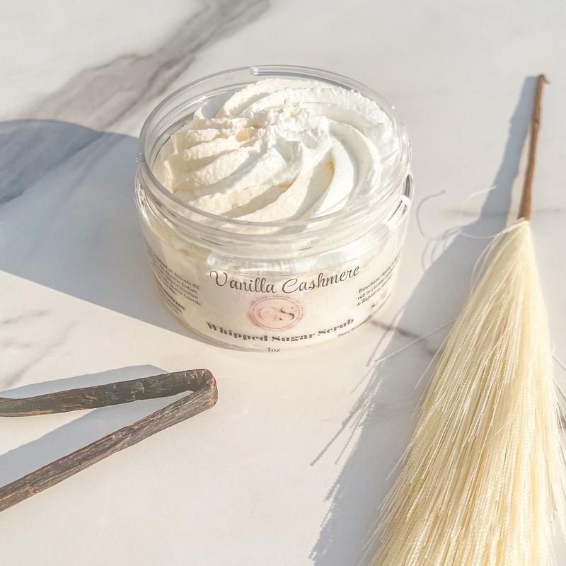 Whipped Sugar Scrub for Soft Skin - Body Scrub for Gentle Exfoliation