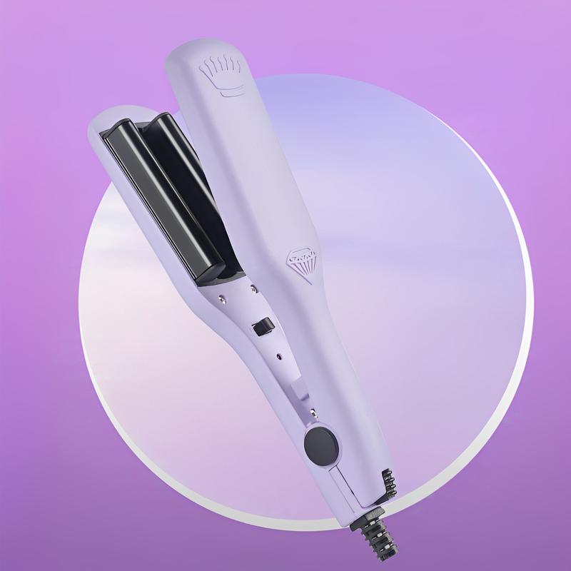 ROVY Wave Curling lron for EasyComfort Styling Negative lonic hairwaver comfortable handle,Mini Wave Curling Iron,Curling Iron That Heat Up Quickly Can Be carried With You When Traveling