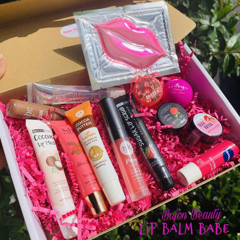 Lip Balm Variety Box, Chapped Lips, Dry Lips Skincare, Glossy, Hydrating, Lip gloss, Lip Care, Lip Balm, Gift set, Lip mask, lip Oil, lip scrub, Long Lasting, Non-sticky, Hydrating