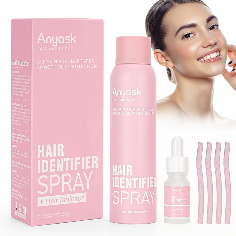 Anyask Hair Identifier Spray and Dermaplaner Set  Haircare