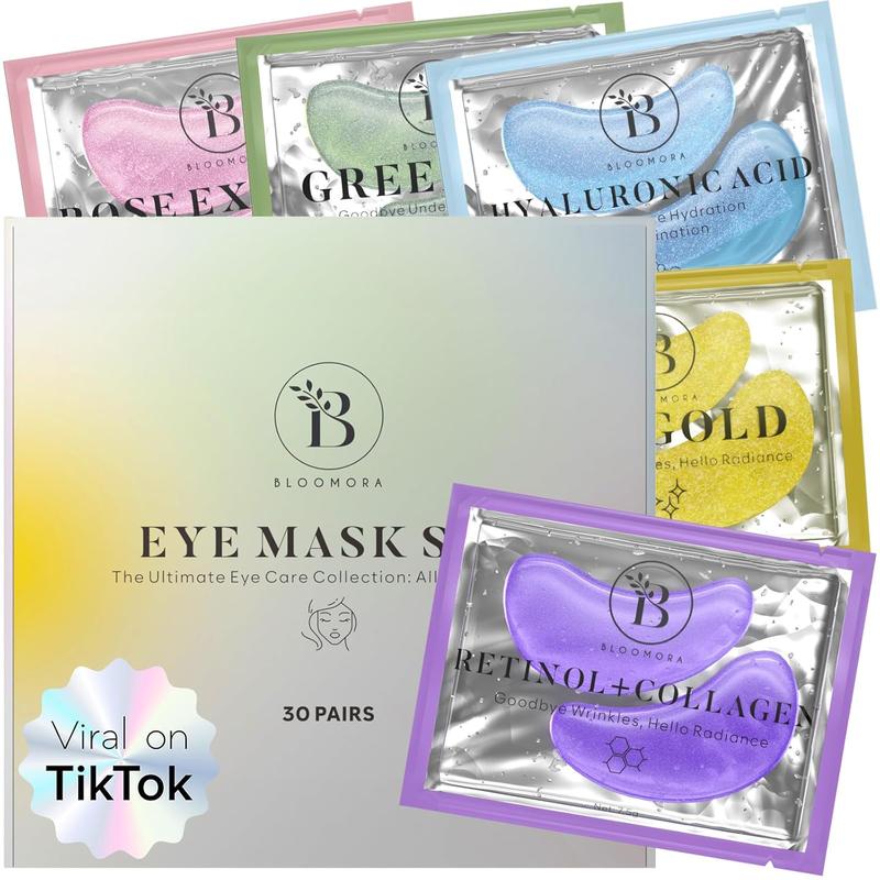 Variety Under Eye Mask (30 Pairs) Under Eye Patches for Dark Circles, Under Eye Patches for Puffy Eyes and Dark Circles