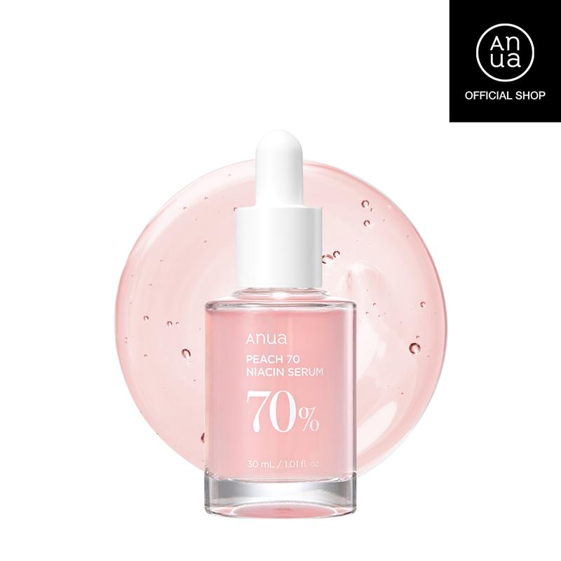 [Anua Official Shop] Peach 70 Niacinamide Serum for Brightening 1.01 fl. oz. (30ml) ｜Pink serum for Radiant&Smooth, Korean skincare, niacinamide serum