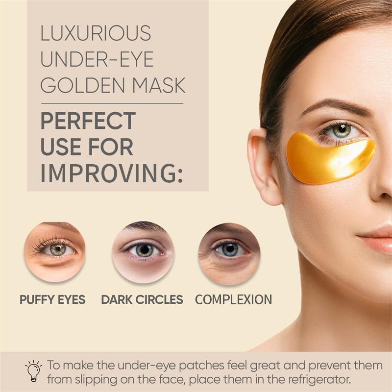 Collagen Eye Mask, 20 Pairs Eye Gel, Puffy Eyes & Dark Circles Treatment, Revitalize & Refresh Your Skin, Eye Care Product for Women & Men