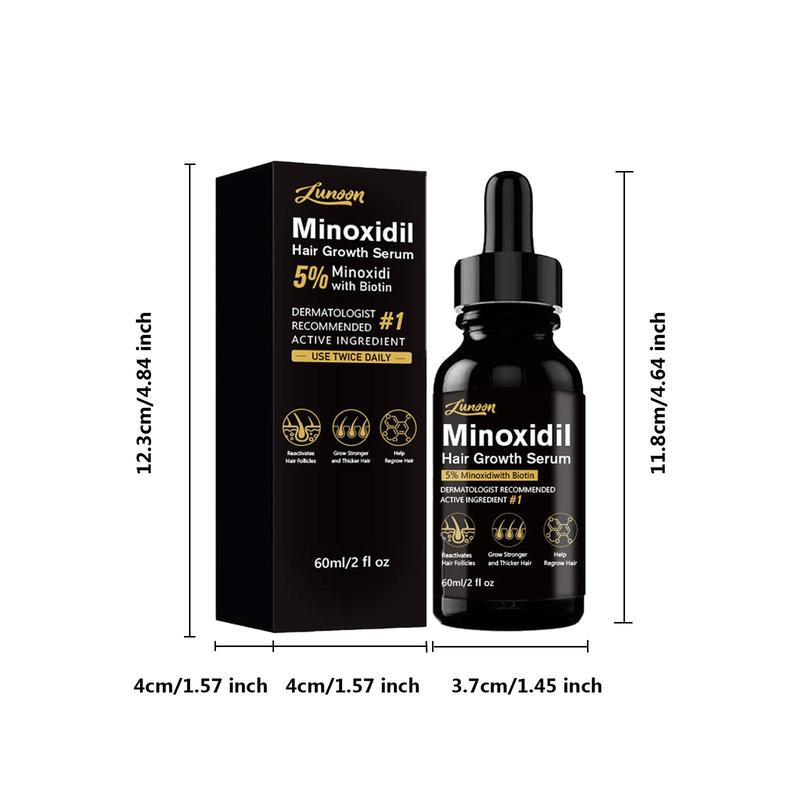 Minoxidil Hair Serum Anti-Hair Loss Isolation Liquid Hair Dense Nutrient Enhancer 60ml