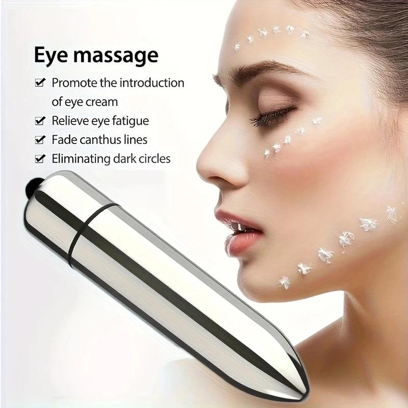 Portable Vibrating Massager Home And Travel Beauty Tool Facial And Eye Massage Promotes Lotion Absorption