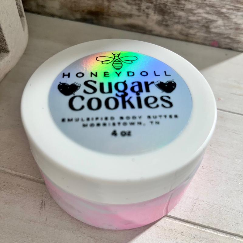 Sugar Cookies Emulsified Body Butter - Moisturizing and Scented - Body Care