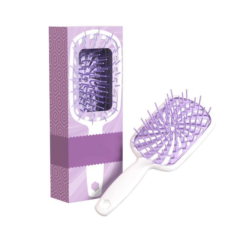 Detangling Brush for All Hair Types - Wet and Dry Vented Hairbrush for Straight Curly Thick Long Wavy Damaged Hair Haircare Handle