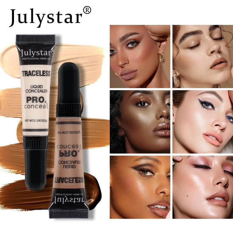 Long Lasting Liquid Concealer, Moisturizing Foundation Concealer Stick, Waterproof Highlighting Contouring Makeup Cream, Makeup Accessories for Women