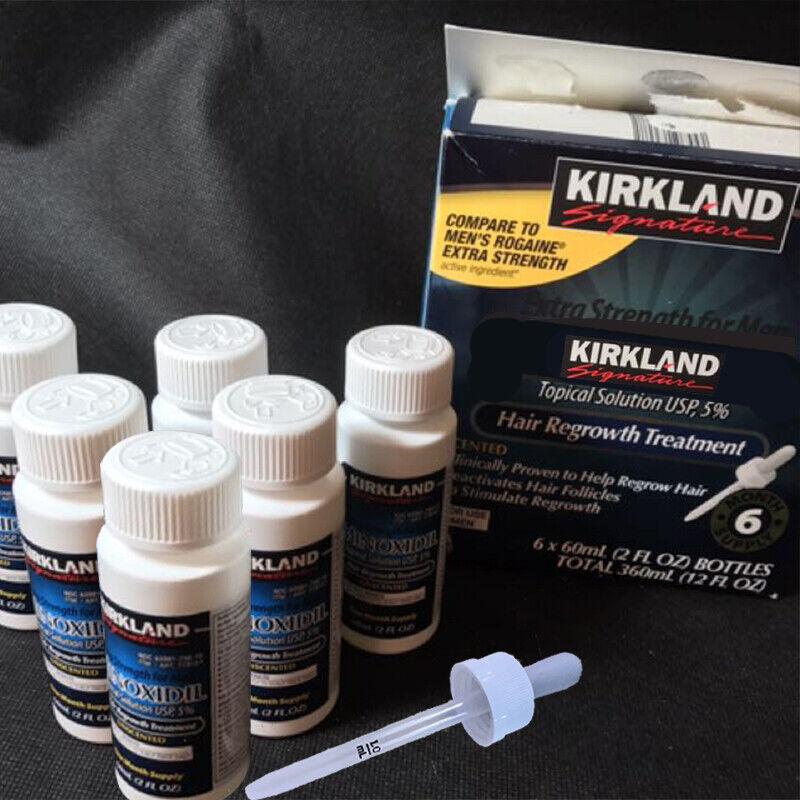 Kirkland Minoxidil 5% Extra Strength 1, 3, 6 Months Supply Men Hair Regrowth Hair Care Daily