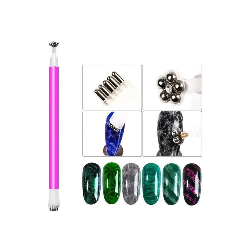 Double-ended Nail Art Tool Set, 16pcs set Professional Strip Nail Art Pen, Beauty & Personal Care Manicure Tool Set