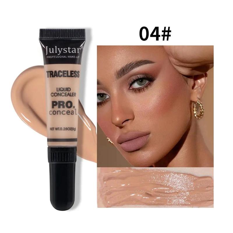 High Coverage Cosmetic Foundation Concealer Cream for Women's Gift, Flawless Waterproof Long Lasting Makeup Base Primer for Face & Eyes, Cosmetic Beauty Products