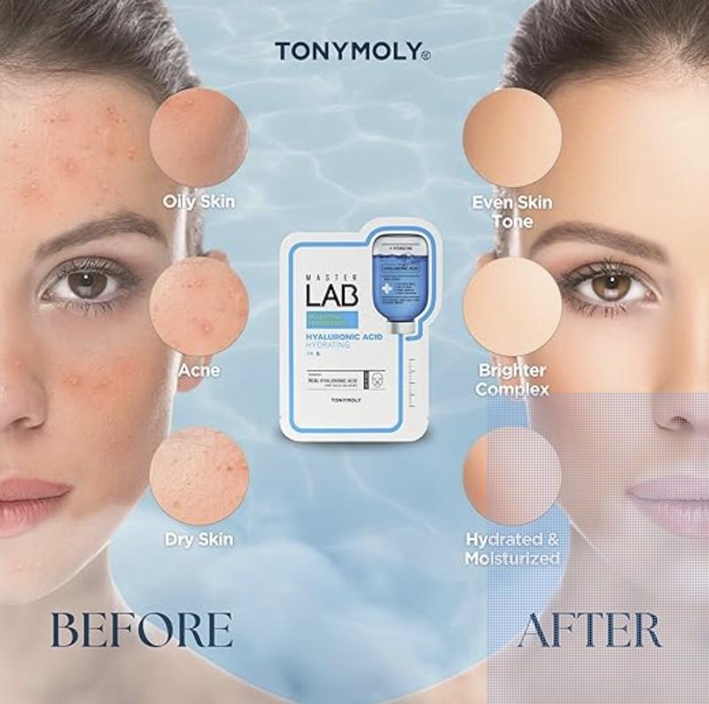 TONYMOLY, Master Lab, Hyaluronic Acid Beauty Mask, Hydrating