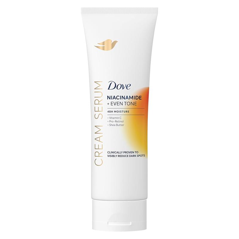 Dove Cream Serum Niacinamide + Even Tone for Dark Spots and Uneven Tone with Vitamin C, Pro-Retinol and Shea Butter, 8 oz