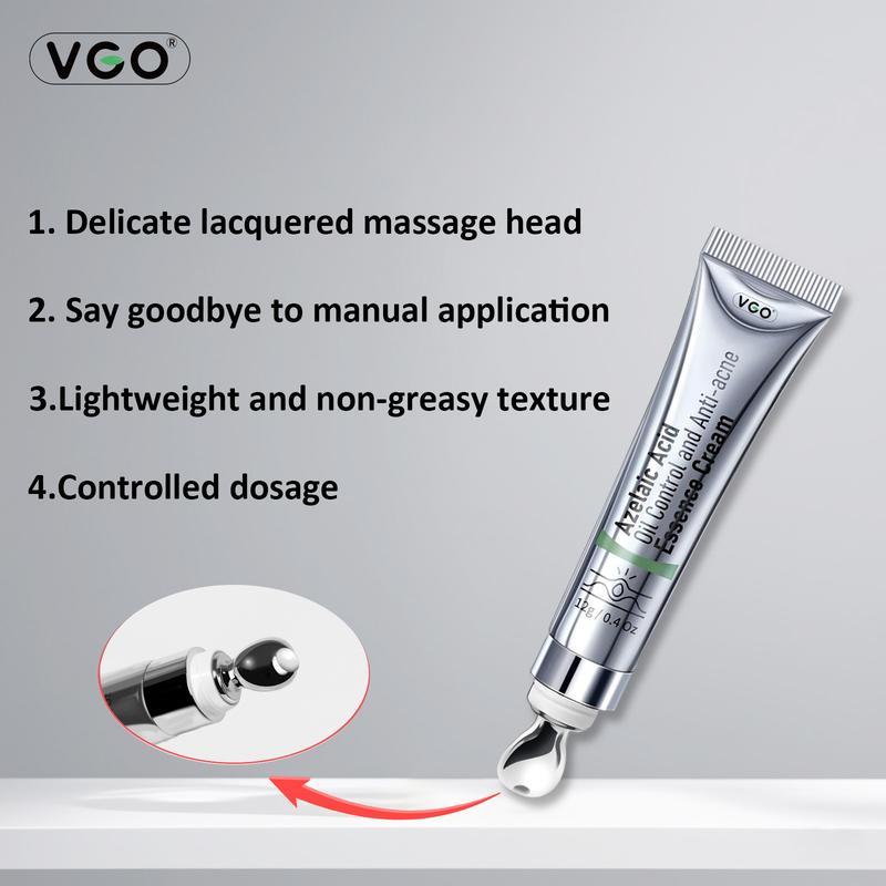 VGO Relief Facial Serum Remove a_c_n_e Essence Face Serum, 12ml   0.4oz -B Acne Azelaic Acid Moisturize Pore Sensitive Skin Repair Comfort pm skincare Repair Comfort Retinol Moisturize skincare Sunscreen Skincare products