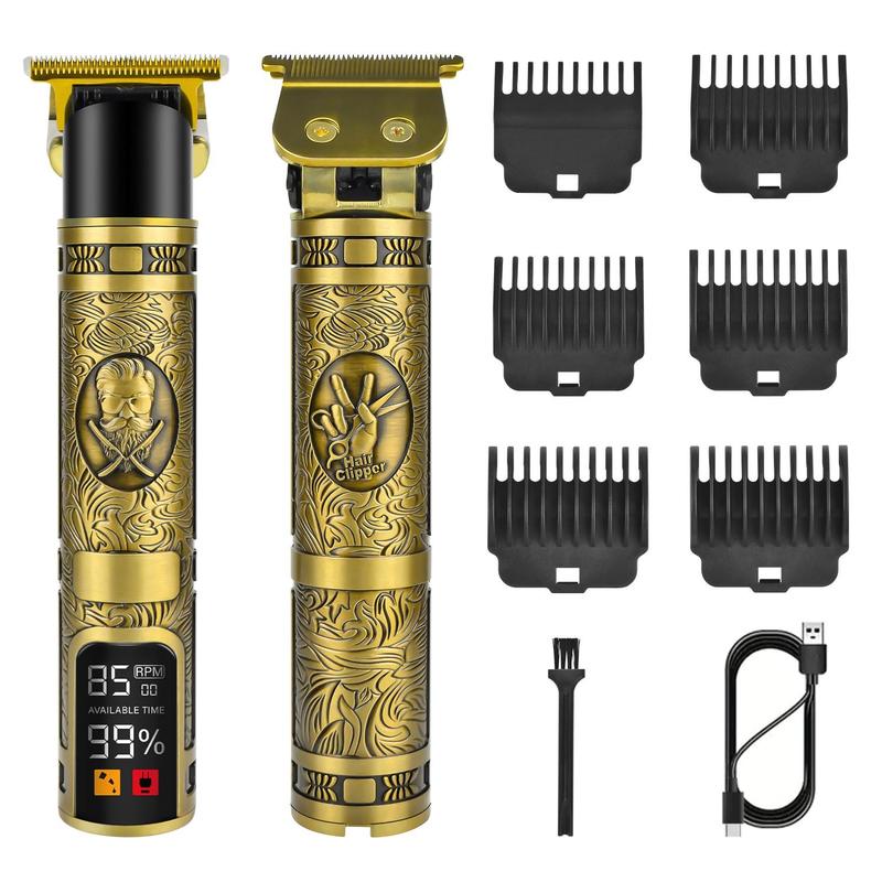 Comfort Electric Hair Trimmers, 1 Set Hair Trimmer & Limit Comb & Cleaning Brush & Cable, Hair Styling Tools, Hair Trimmer for Men, Hair Styling Tools, Halloween Split End Trimmer